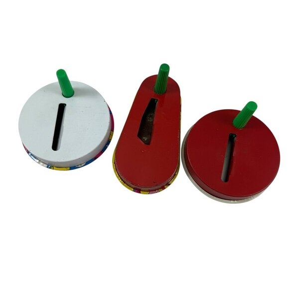 Lot of 9 Tin Litho Toy Noisemakers New Years Party US Metal Mfg Co Vintage 1950s - Picture 6 of 9